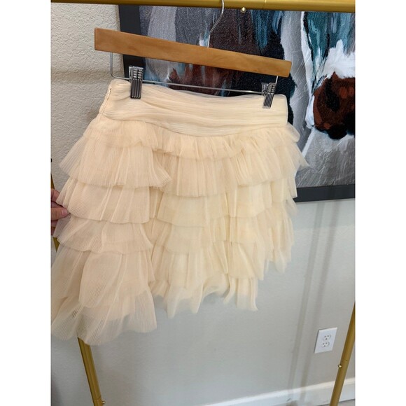 NWT Anthropologie Endless Rose Ruffled Tiered Skirt M - Picture 4 of 7